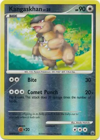 Kangaskhan Reverse Holo 38 Normal