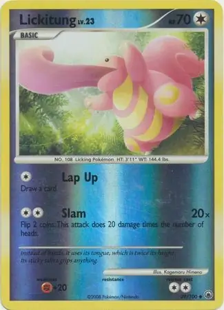 Lickitung Reverse Holo 39 Normal
