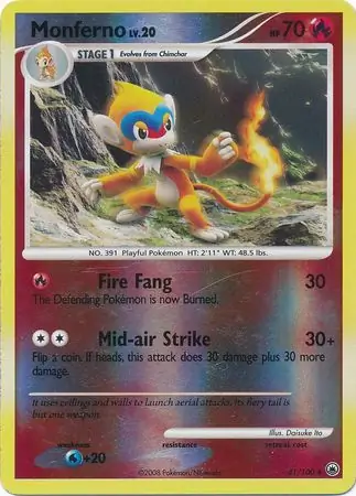 Monferno Reverse Holo 41