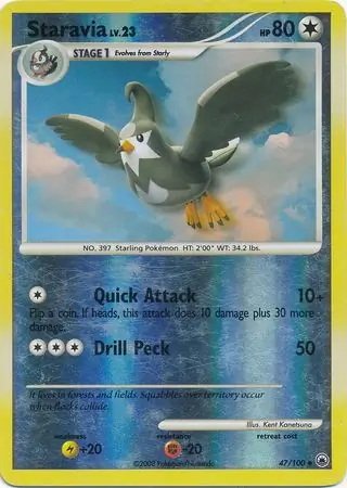 Staravia Reverse Holo 47 Normal
