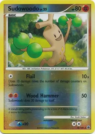 Sudowoodo Reverse Holo 48 Normal