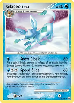 Glaceon Holo 5 Normal