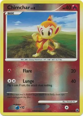 Chimchar Reverse Holo 56 Normal