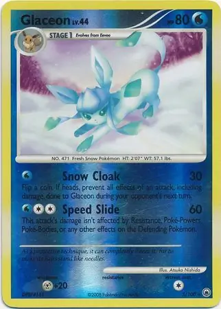 Glaceon Reverse Holo 5 Normal