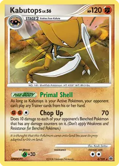 Kabutops Holo 6 Normal