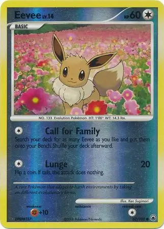 Eevee Reverse Holo 62 Normal