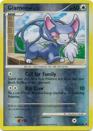 Glameow Reverse Holo 65