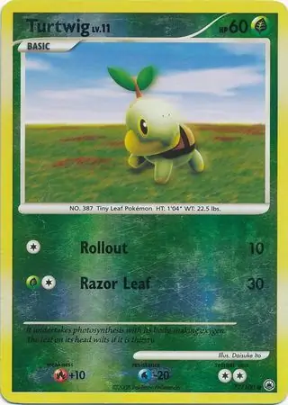 Turtwig Reverse Holo 77