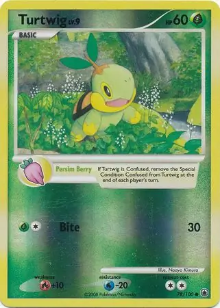 Turtwig Reverse Holo 78 Normal