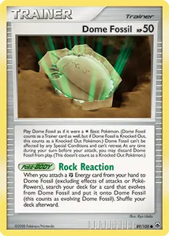 Dome Fossil 89 Normal