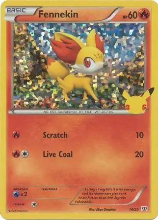 Fennekin Holo 14 Normal