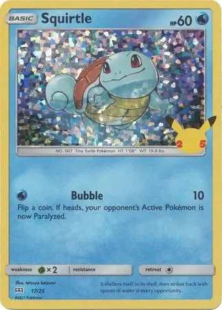 Squirtle Holo 17