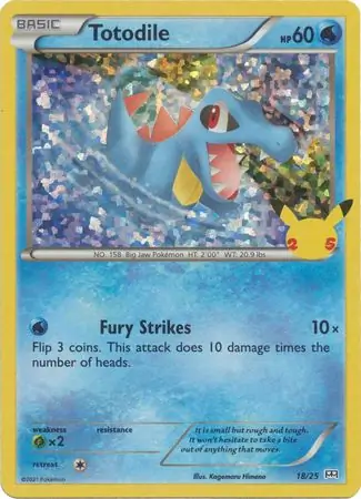 Totodile Holo 18 Normal