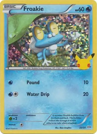 Froakie Holo 22 Normal