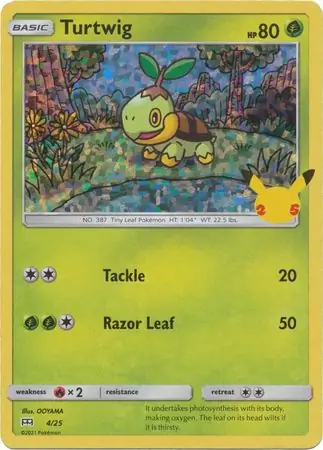 Turtwig Holo 4 Normal