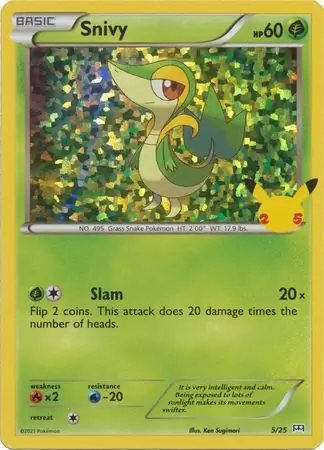 Snivy Holo 5 Normal