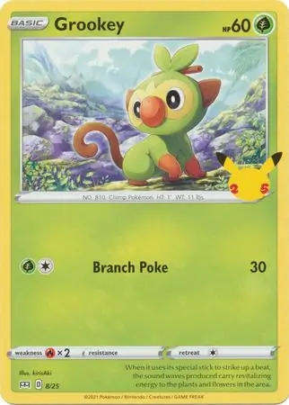 Grookey 8 Normal
