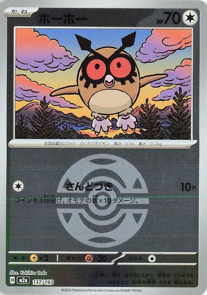 Hoothoot Dusk Ball Pattern 137