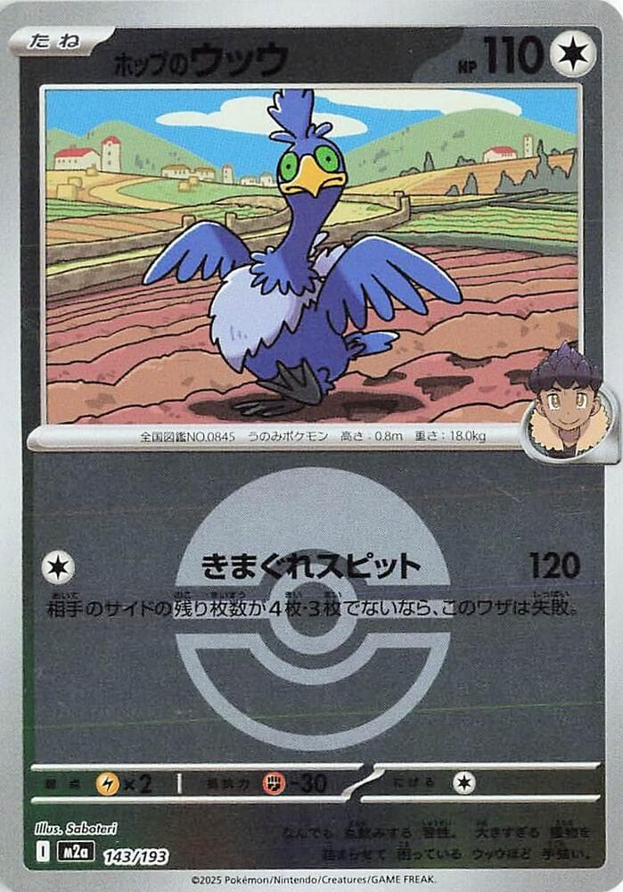 Hops Cramorant Poke Ball Pattern 143