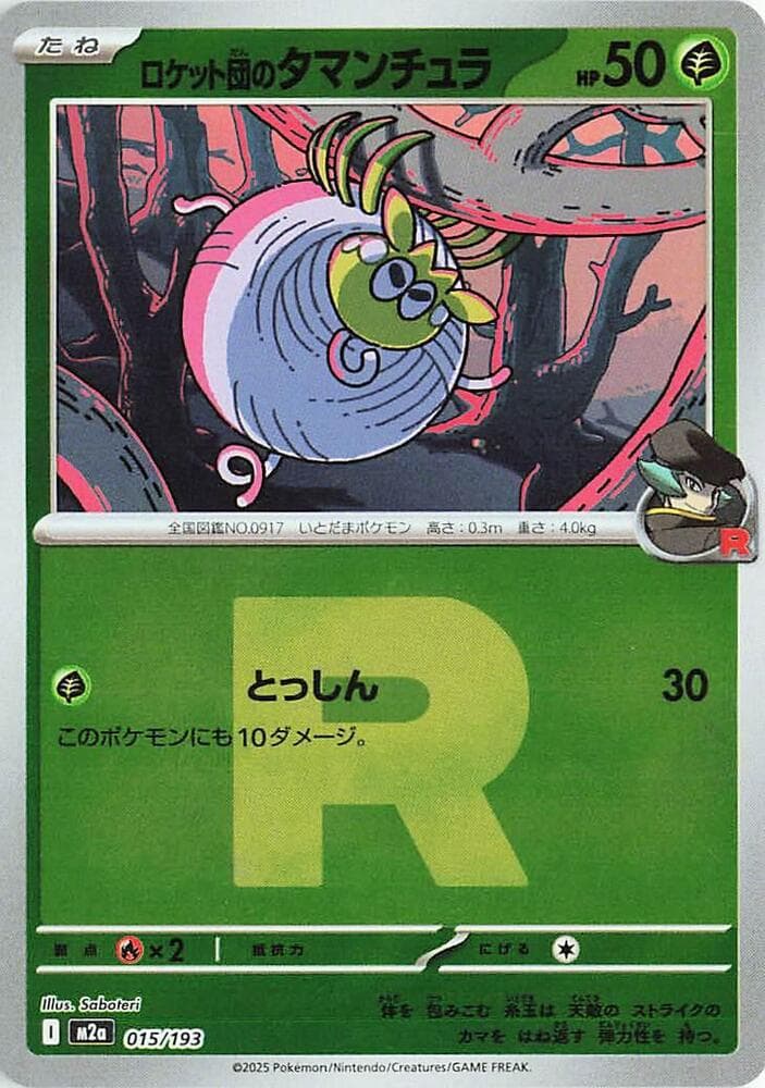 Team Rockets Tarountula Team Rocket Pattern 15 Holo
