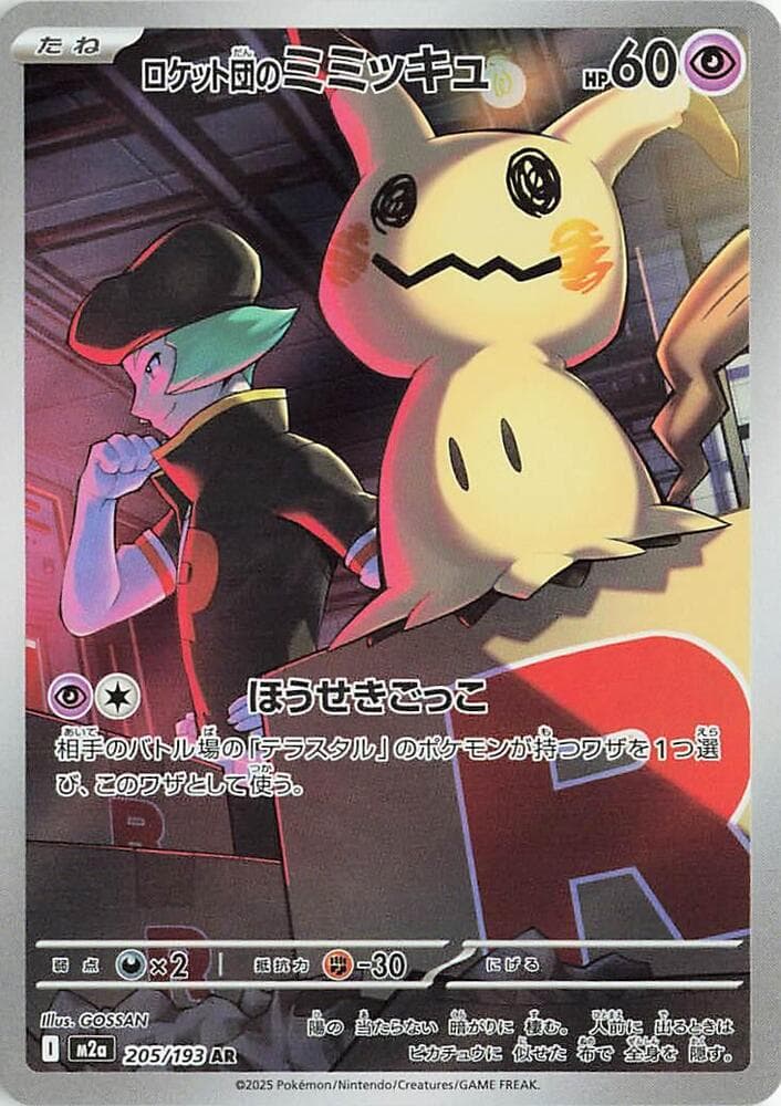 Team Rocket's Mimikyu 205