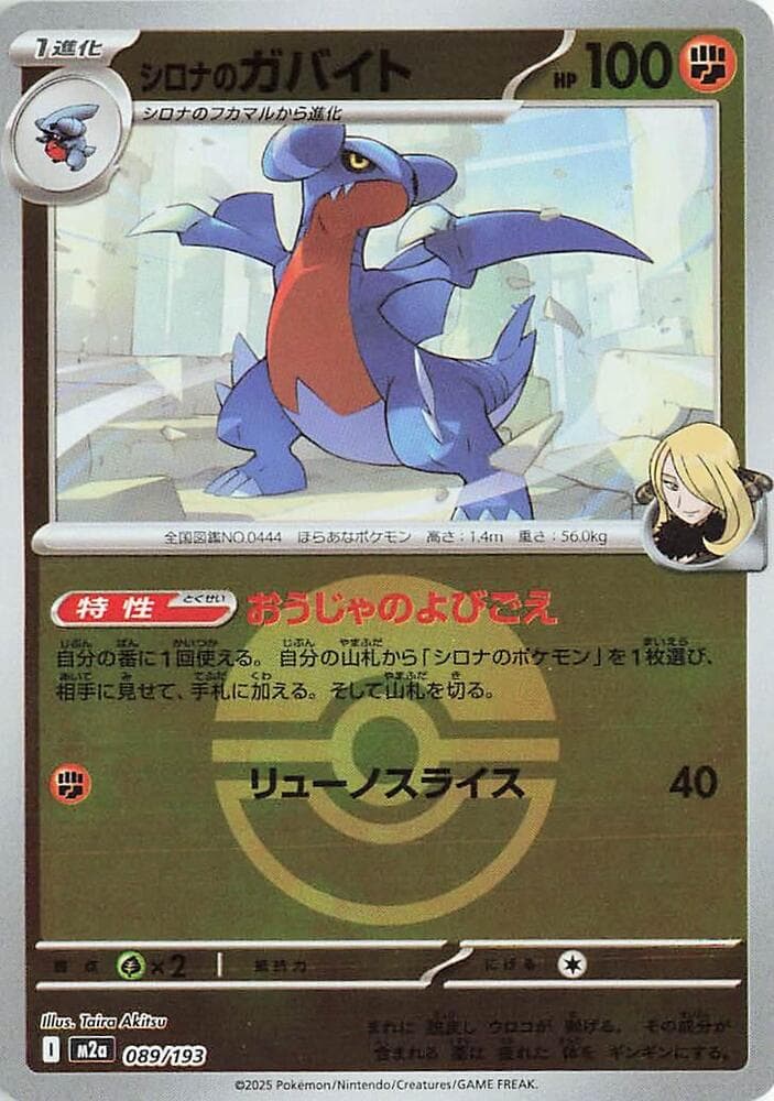 Cynthias Gabite Poke Ball Pattern 89