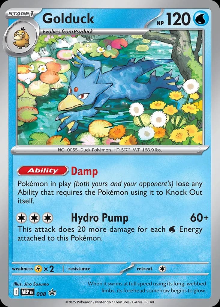 Golduck 008 Normal