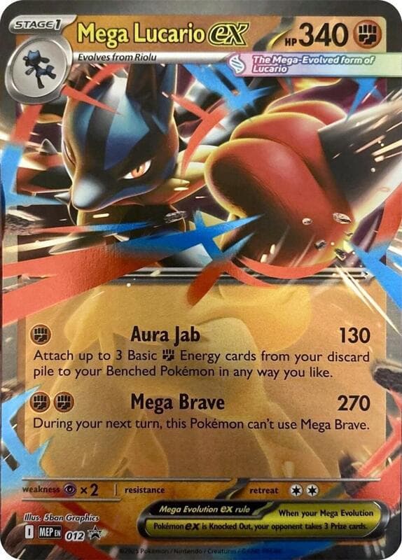 Mega Lucario ex 012 Normal