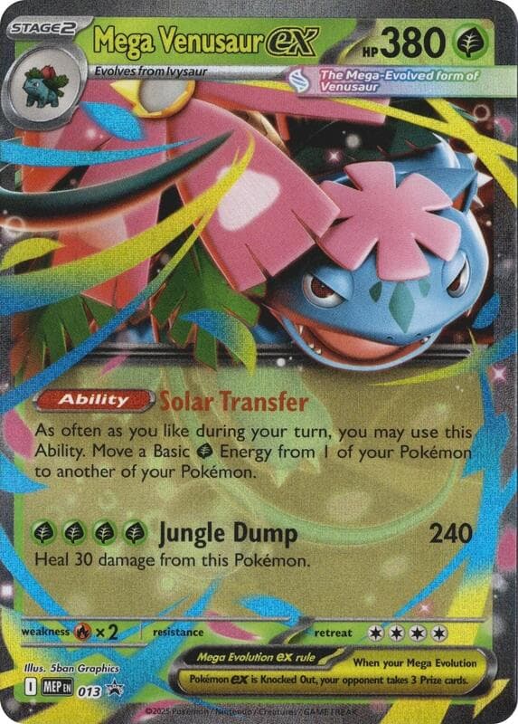Mega Venusaur ex 013 Normal