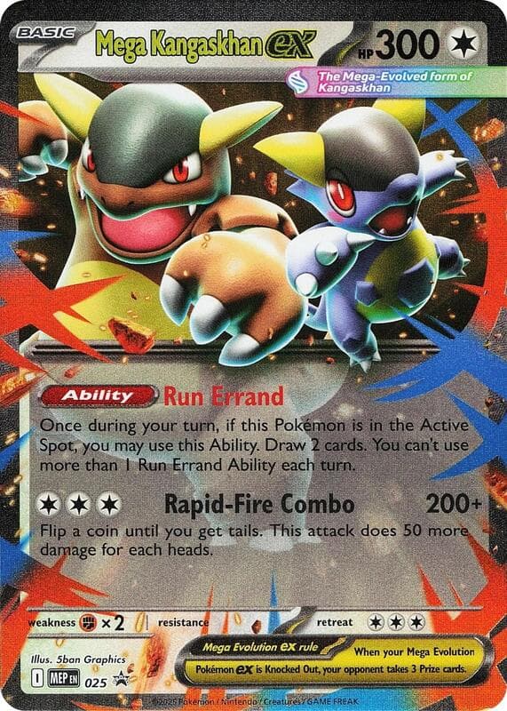 Mega Kangaskhan ex 025 Normal