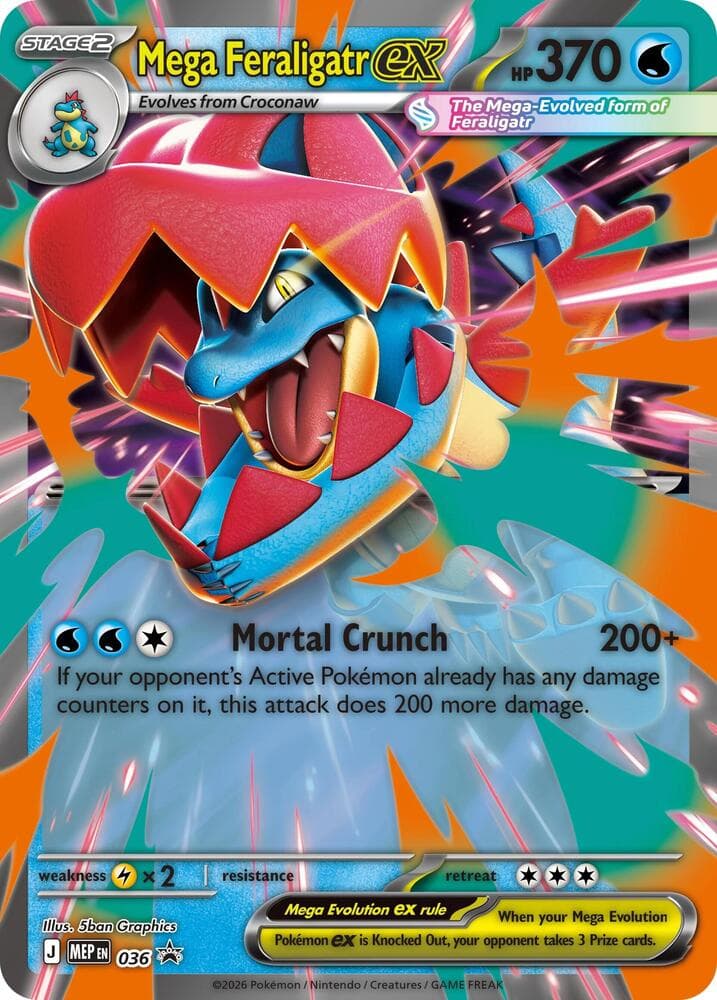 Mega Feraligatr ex 036