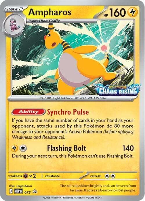 Ampharos 075 Holo