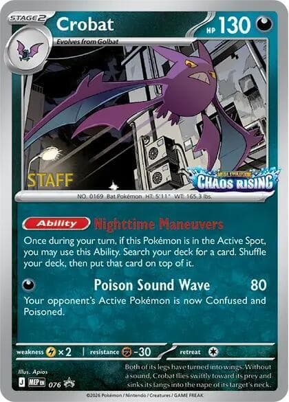 Crobat Staff 076 Holo