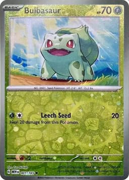 Bulbasaur Reverse Cosmos Holo Costco Exclusive