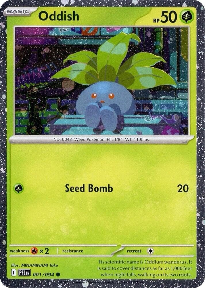 Oddish Cosmos Holo 001