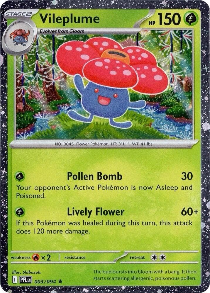 Vileplume Cosmos Holo 003 Normal