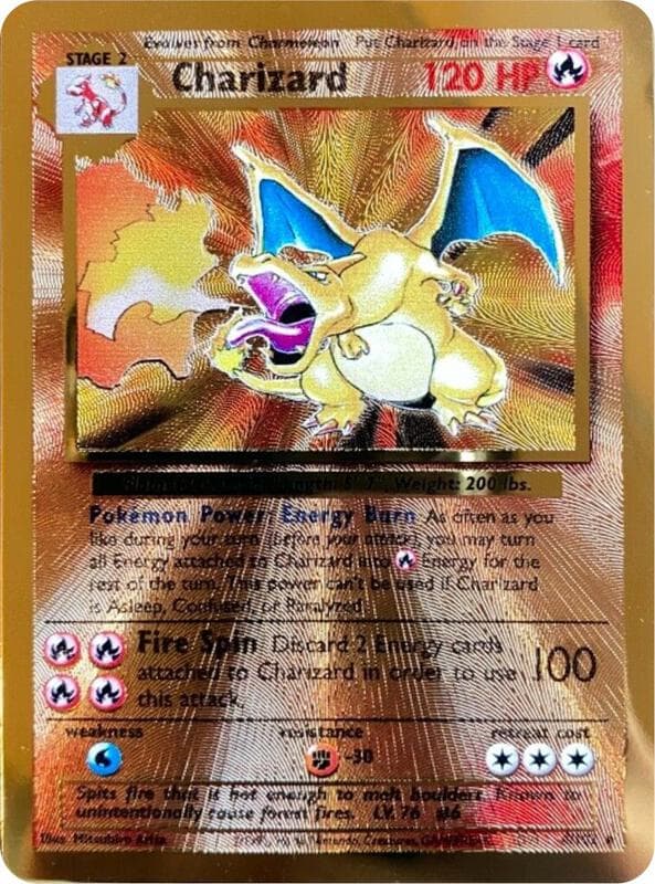 Charizard Celebrations Metal Card 004 Normal
