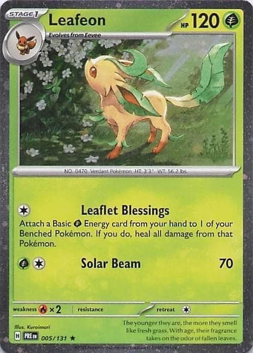 Leafeon Cosmos Holo 005 Normal