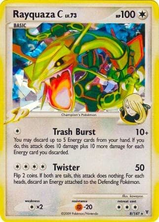 Rayquaza C Cracked Ice 008