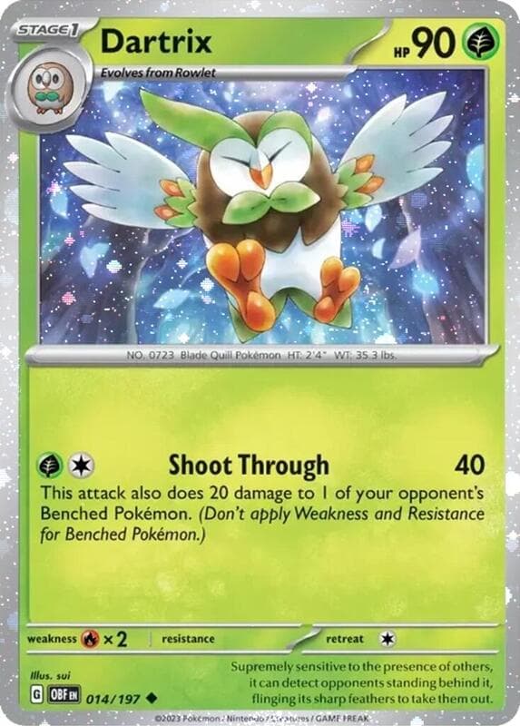Dartrix Cosmos Holo 014