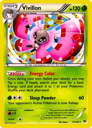 Vivillon Comos Holo 015 Normal
