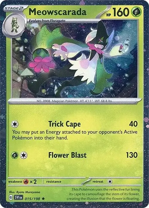 Meowscarada Cosmos Holo 015