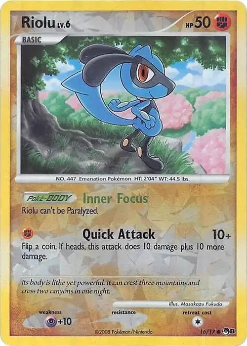 Riolu Cracked Ice Holo 016