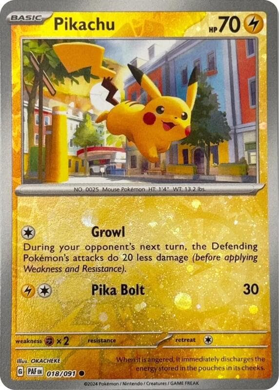 Pikachu Reverse Cosmos Holo 018 Normal