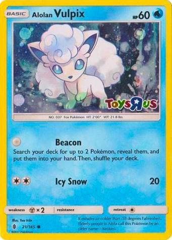 Alolan Vulpix Toys R Us Promo 021 Normal