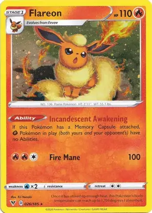Flareon Cosmos Holo 026 Normal