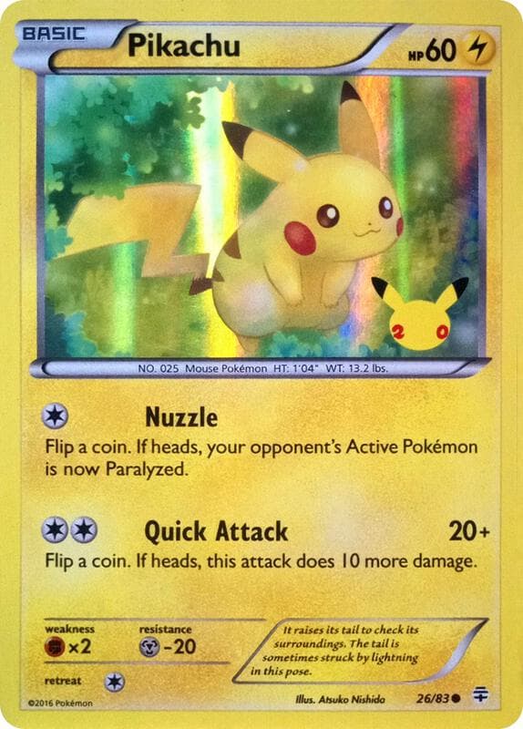 Pikachu 20th Anniversary 026 Normal