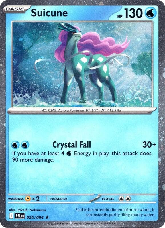 Suicune Cosmos Holo 026 Normal