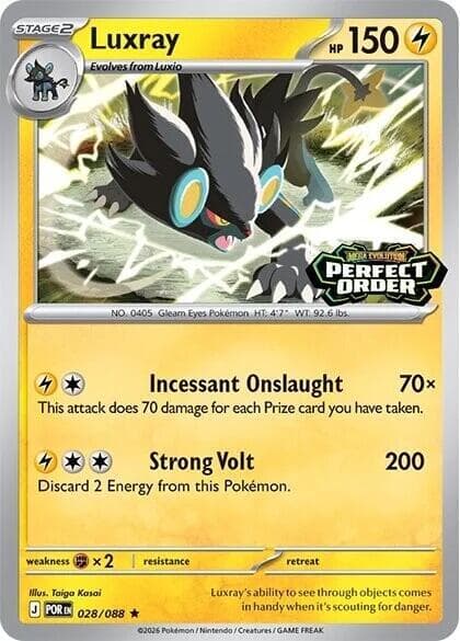 Luxray Perfect Order Stamped 028 Normal