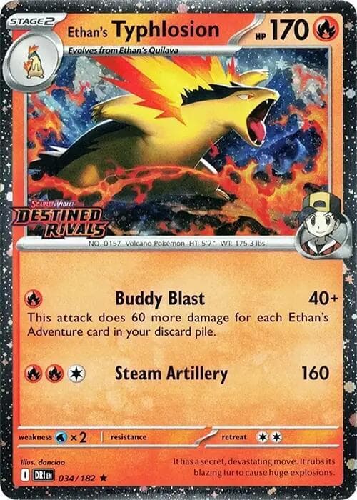 Ethan's Typhlosion Prerelease 034 Normal